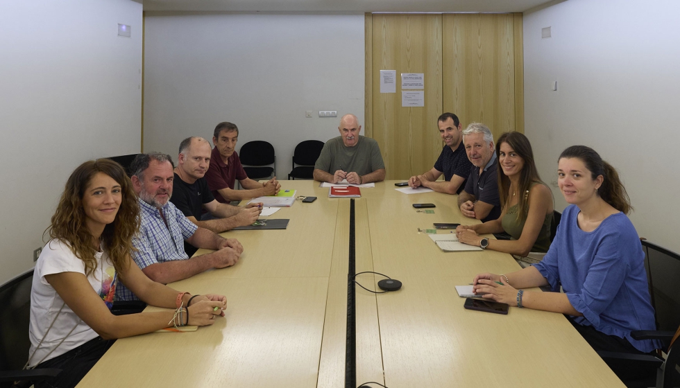 Reuni�n entre los representantes del Gobierno de Navarra y de las organizaciones agrarias