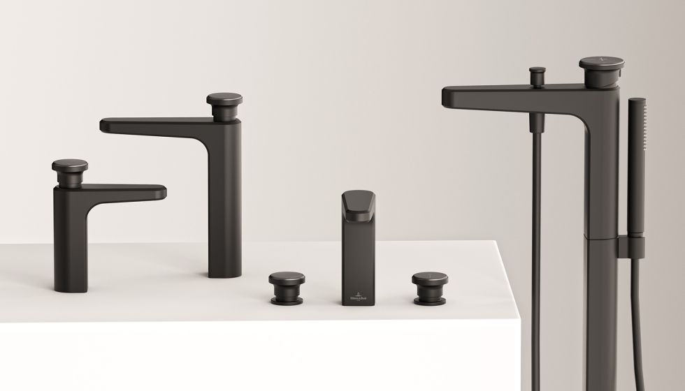 La gama incluye soluciones para lavabo, bid�, ba�era exenta y termostatos empotrados, adapt�ndose a diferentes configuraciones del espacio de ba�o...