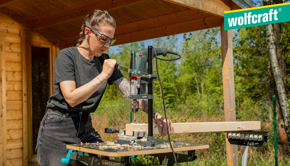 Solid y PRO: los dos nuevos soportes para taladro de Wolfcraft para responder a las necesidades tanto de bricoladores como el sector profesional