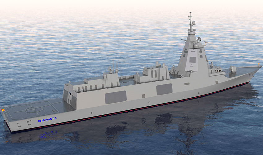 Fuente 5: Primera versi�n de la F110 (Fuente: Navantia)
