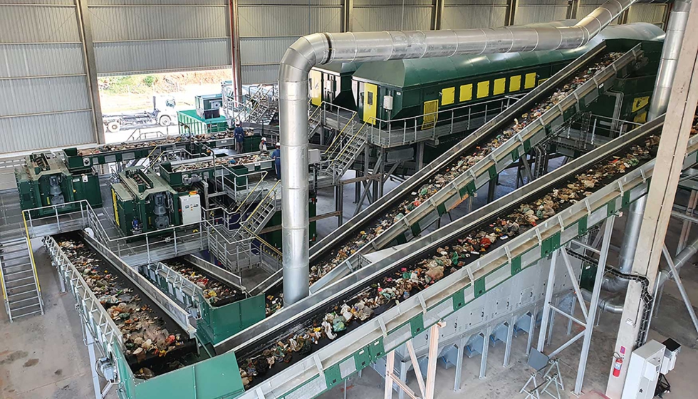 Unidade de triagem instalada pela Stadler no Brasil