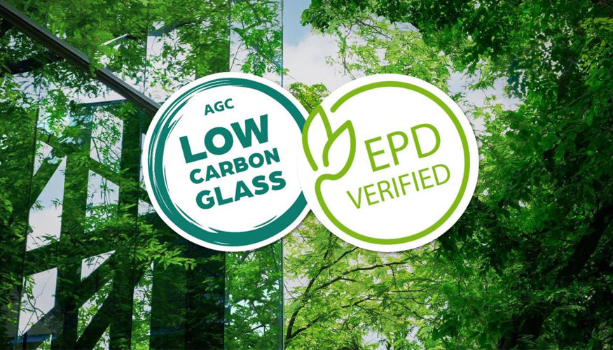 El vidrio de bajo carbono de AGC presenta valores mejorados de GWP