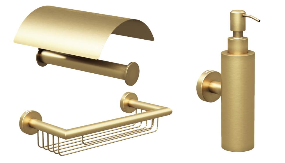 Portarrollos GW05 76 04 078 , dispensador de jab�n GW05 74 04 07 y jabonera GW05 75 04 07