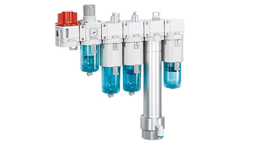 Unidades de tratamiento de aire de SMC, serie HF1-AC-D-X7000, para el sector alimentario y del envasado...