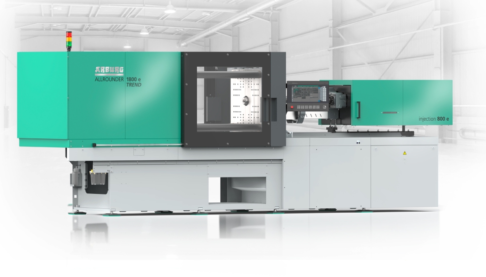 La Allrounder 1800 e Trend, protagonista del stand de Arburg en Interplast 2026...