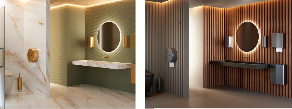 Color Edition incorpora cuatro acabados met�licos mediante tecnolog�a PVD para unificar el lenguaje est�tico del ba�o profesional...