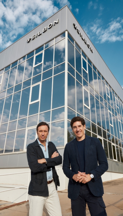Juan Ram�n Mel�ndez, director general de RE-VISTE, y Pablo L�pez, CEO de Silbon