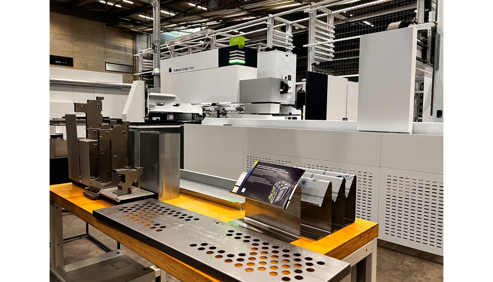 A TruBend Center 7030, demonstrada durante a Intech 2026, � particularmente indicada para componentes de grandes dimens�es, como arm�rios el�tricos...