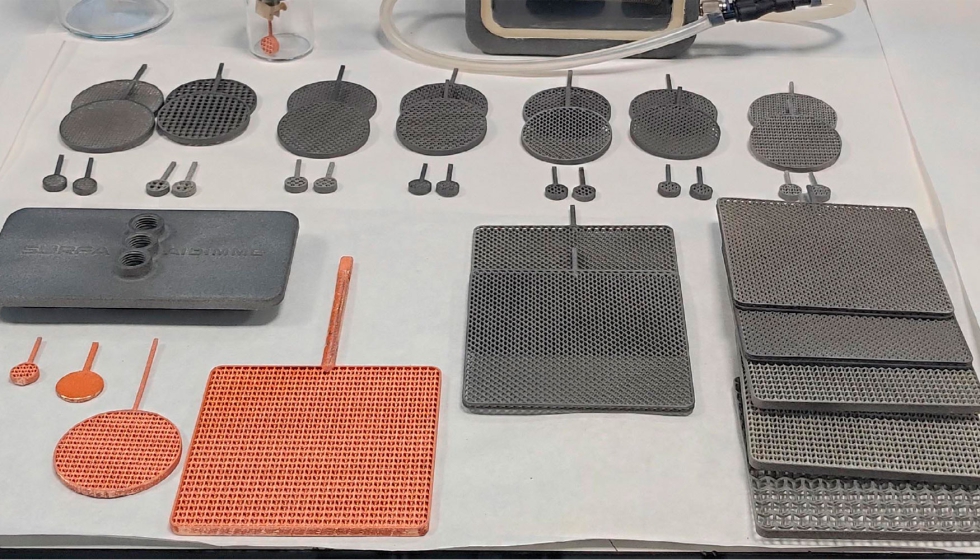 Electrodos fabricados en distintas geometr�as y tama�os