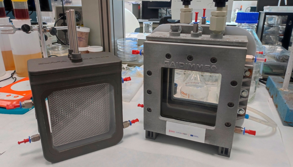 Reactores electroqu�micos desarrollados en los laboratorios de Aidimme para la validaci�n