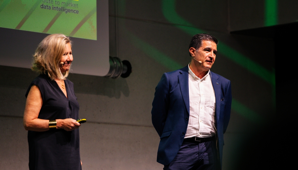 Marta Omedes y Carlos Mart�n, directora general y presidente de AFEB, respectivamente