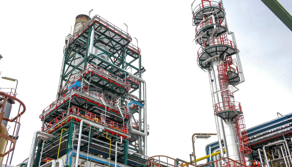 Repsol ha puesto en marcha su segunda planta de combustibles renovables en Espa�a, en el complejo industrial de Puertollano...