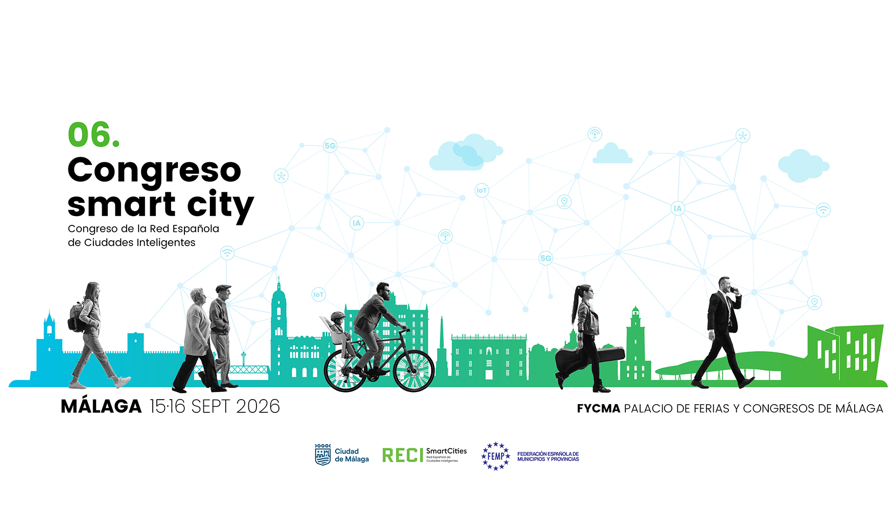 Organizado por RECI, el congreso se celebrar� los d�as 15 y 16 de septiembre en FYCMA, del Ayuntamiento de M�laga, en confluencia con Greencities...