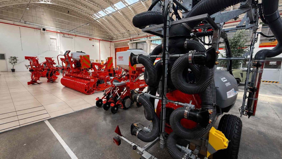 Showroom de Campodarsego, con equipos de las distintas l�neas de producto