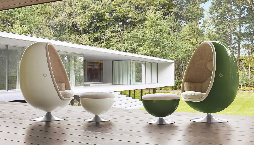 Roche Bobois recupera el sillón Ovalia: un referente del diseño Space Age