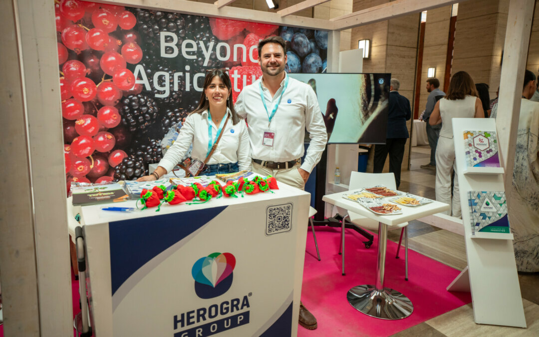 Imagen del stand de Herogra Group en este XI Congreso Internacional de Frutos Rojos