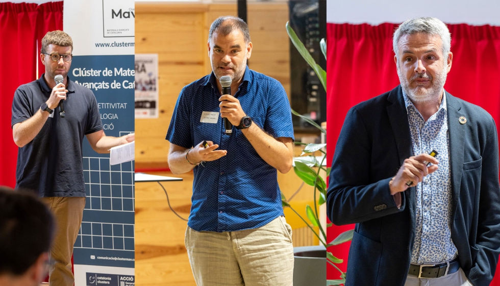 Gustavo Goldschmidt, de Celsa Group; Claudio Roscini, de Futurechromes y �scar Oliveras, product manager de Molins