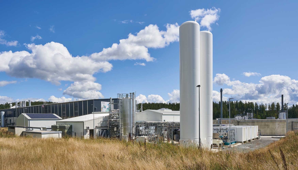 WUN H2 GmbH opera actualmente la mayor planta de producci�n de hidr�geno verde de Baviera. Foto: Swen Gottschall / Zukunft Gas...