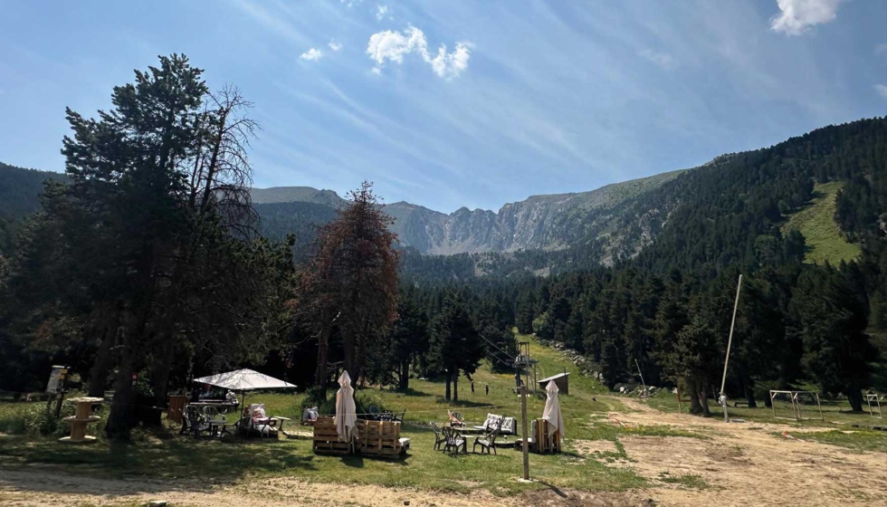 As� se ve el circo de Cambre d'Aze desde el punto donde llega el telesilla