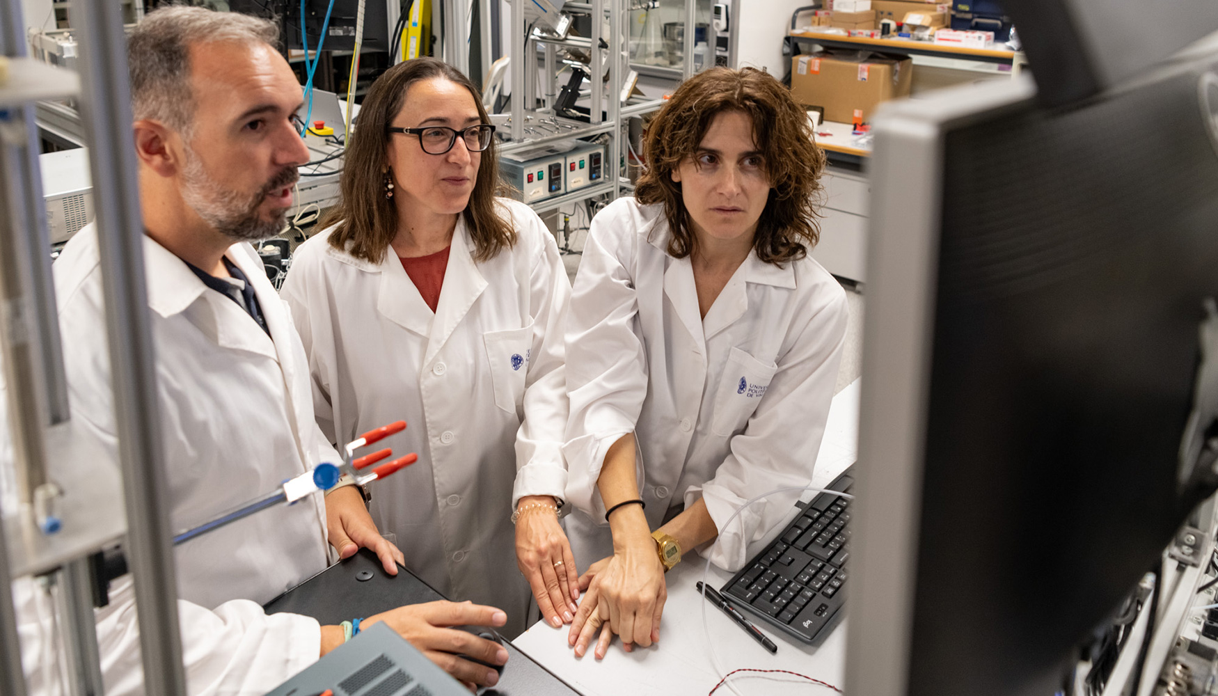 Fotos del equipo ITACA-ITQ: Jos� Daniel Guti�rrez Cano, Mar�a Balaguer Ramirez y Sonia Escol�stico Rozal�n