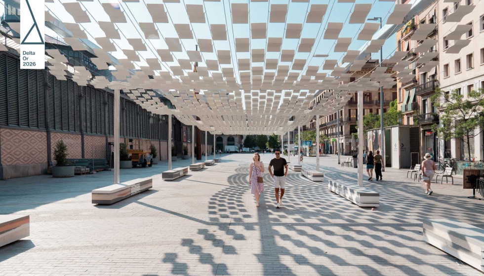 La nueva p�rgola estacional para espacios urbanos, desarrollada por Denvelops con el soporte de Eurocat, ha sido merecedora del premio Delta de Oro...