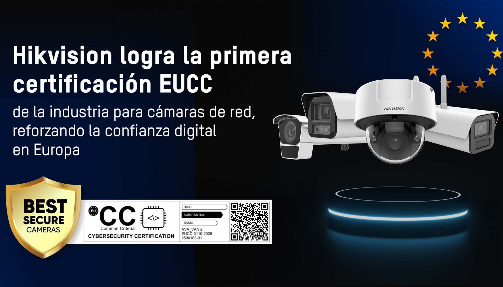 La obtenci�n de la European Cybersecurity Scheme on Common Criteria (EUCC) convierte a Hikvision en pionero en seguridad de sistemas de...