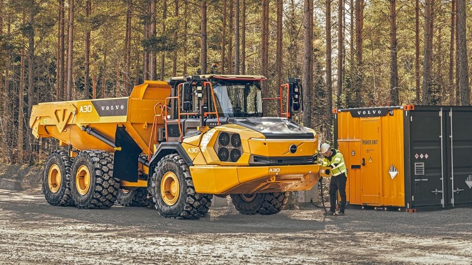 Dumper articulado el�trico A30