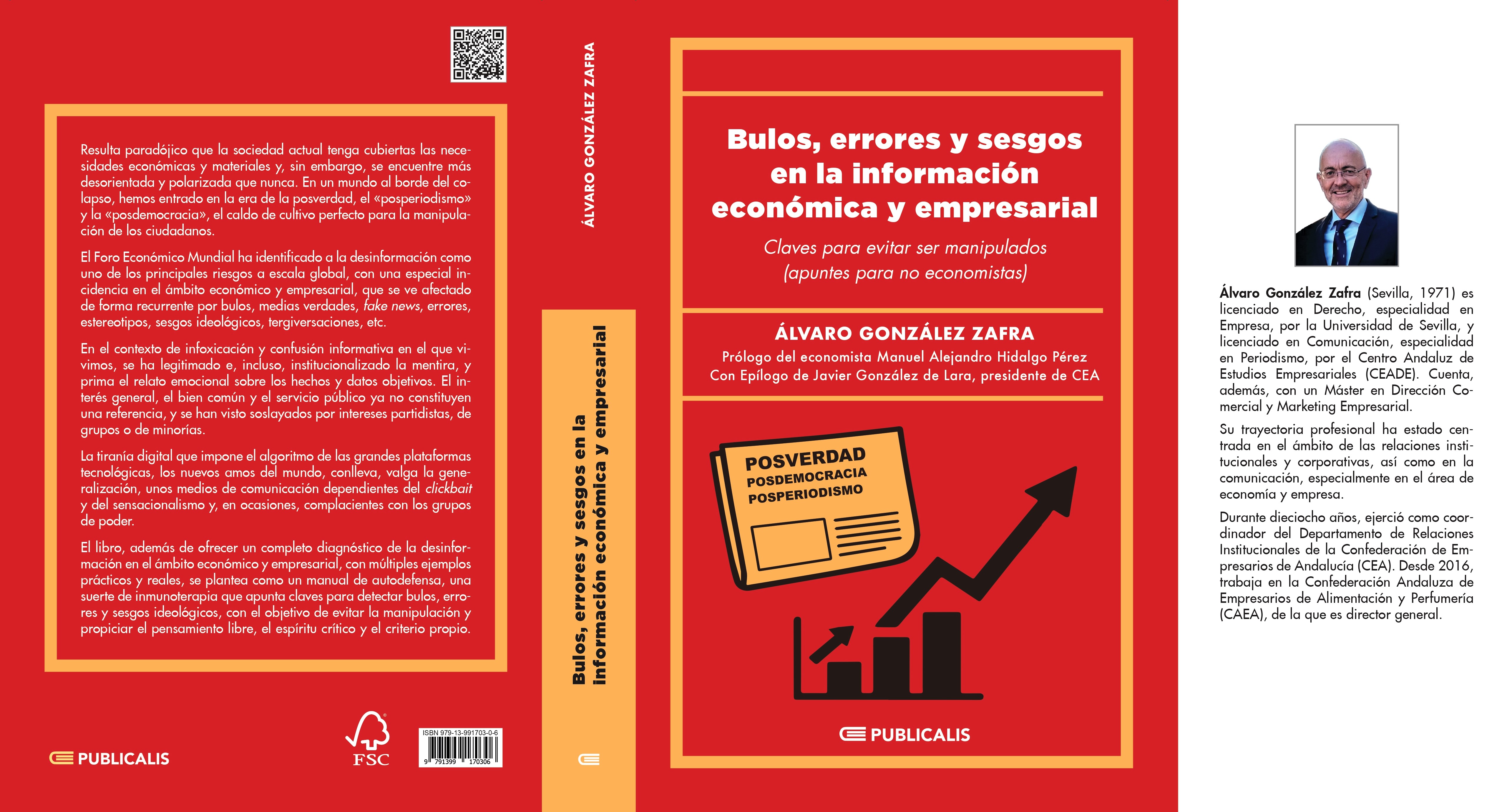 Cubierta del libro 'Bulos, errores y sesgos en la informaci�n econ�mica y empresarial. Claves para evitar ser manipulados'...