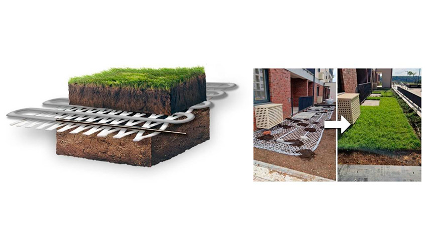 La tecnolog�a desarrollada por Lite-Soil est� dise�ada para mejorar la eficiencia del riego en jardines, zonas verdes...