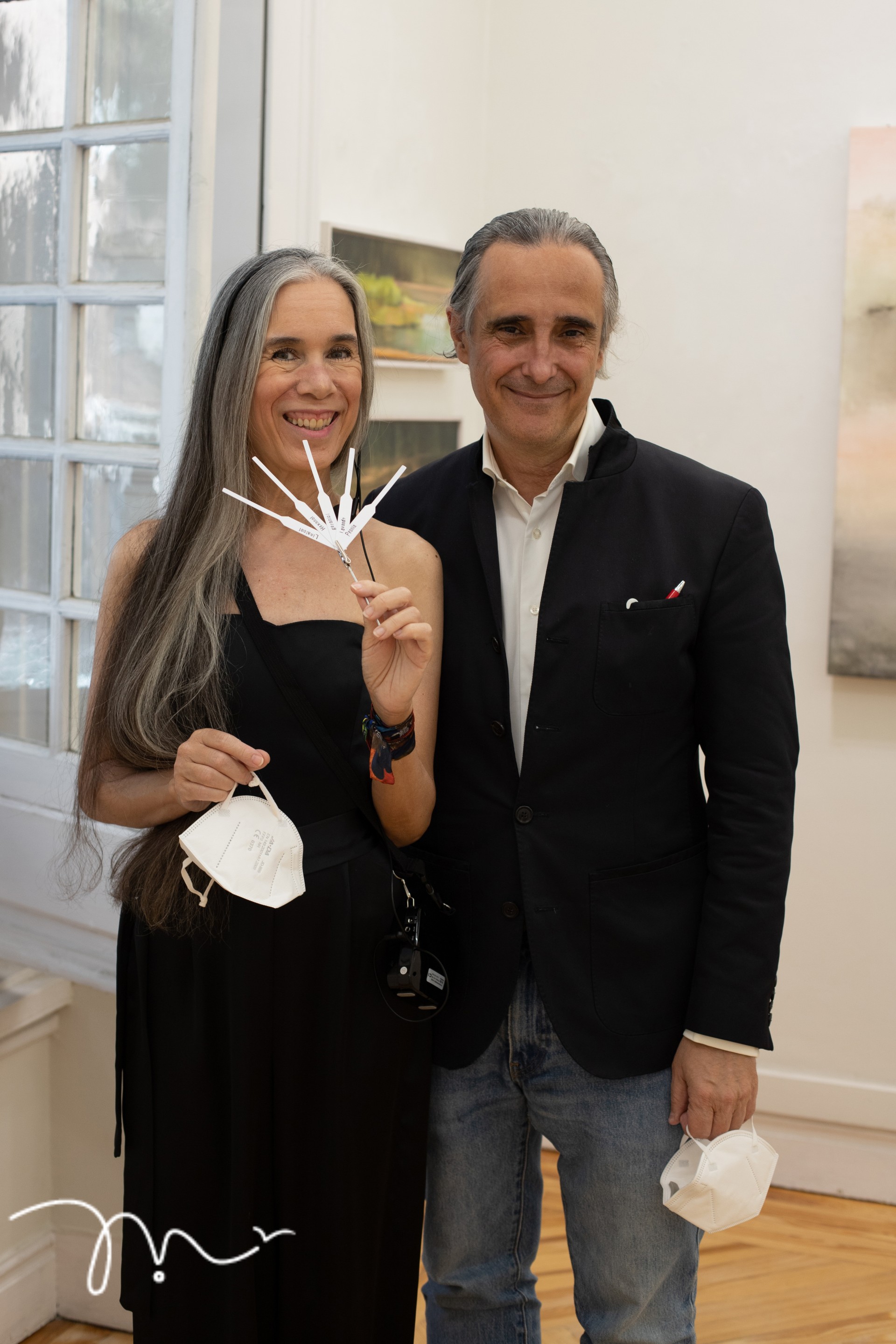Hosanna Pe�a y Dr. Ricardo De Arr�e de El Perfume del Vino