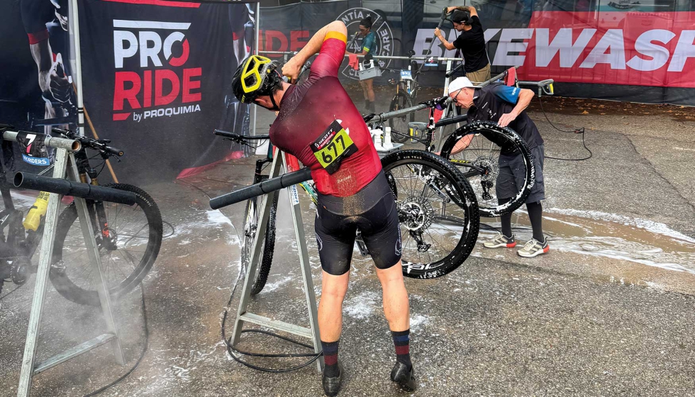 PRORIDE en la zona oficial de Bike Wash de la Shimano Sea Otter Europe Costa Brava-Girona by Garmin