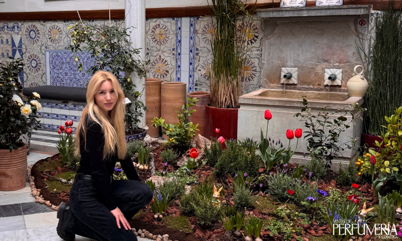 Foto de Fanny Testa, responsable de El Patio de los Perfumes de Granada