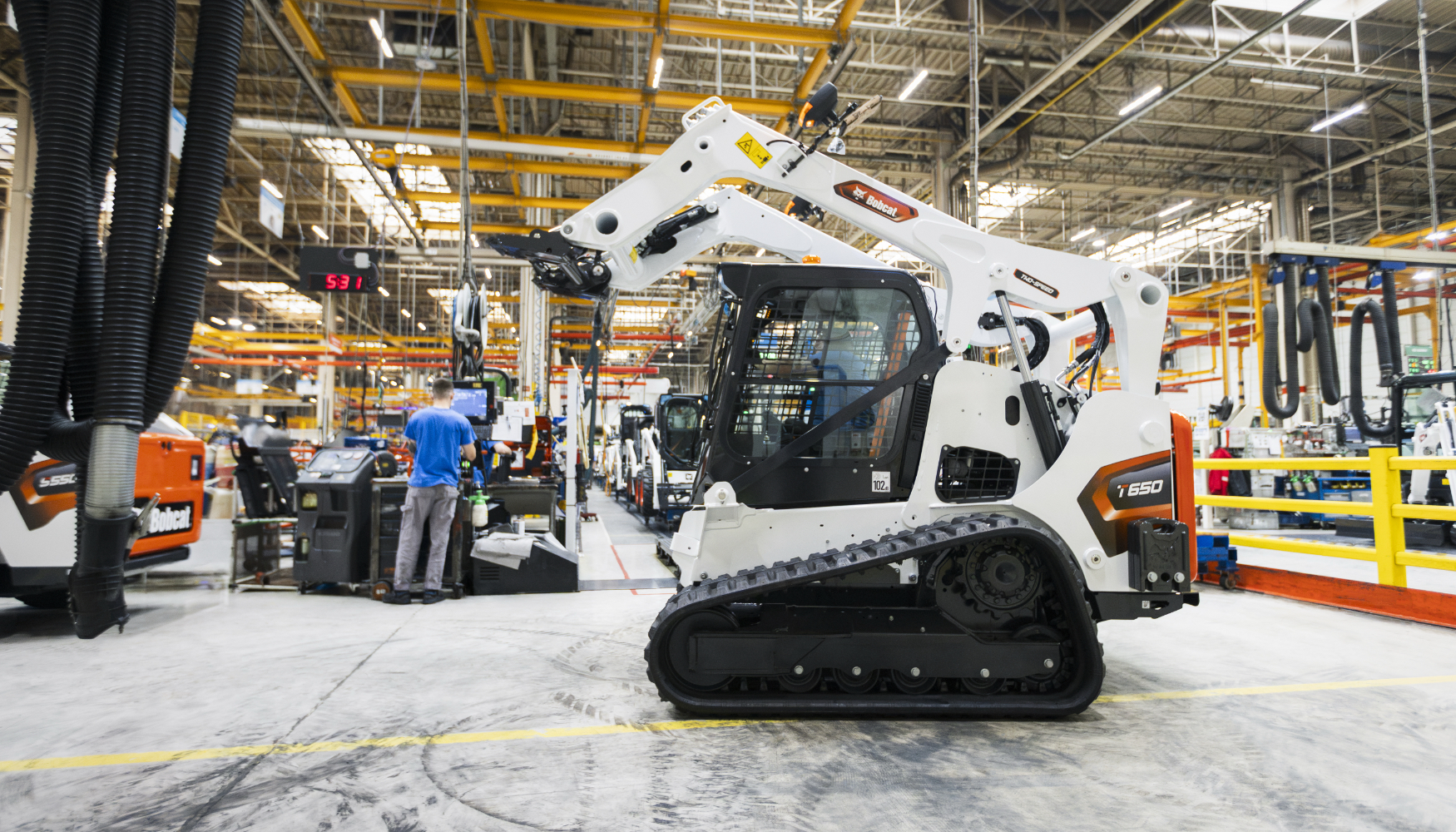 Nueva T650 en la f�brica de Dobris