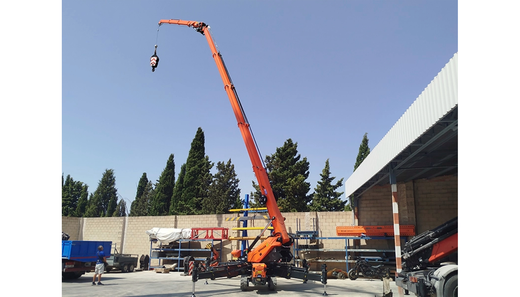 La Jekko SPX650 ofrece una capacidad m�xima de elevaci�n de 5 toneladas