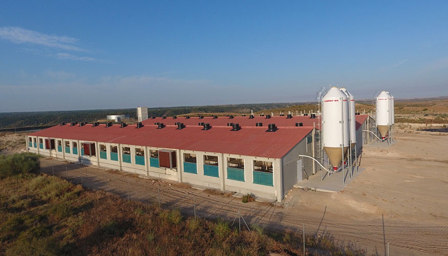 Exterior de una explotaci�n ganadera