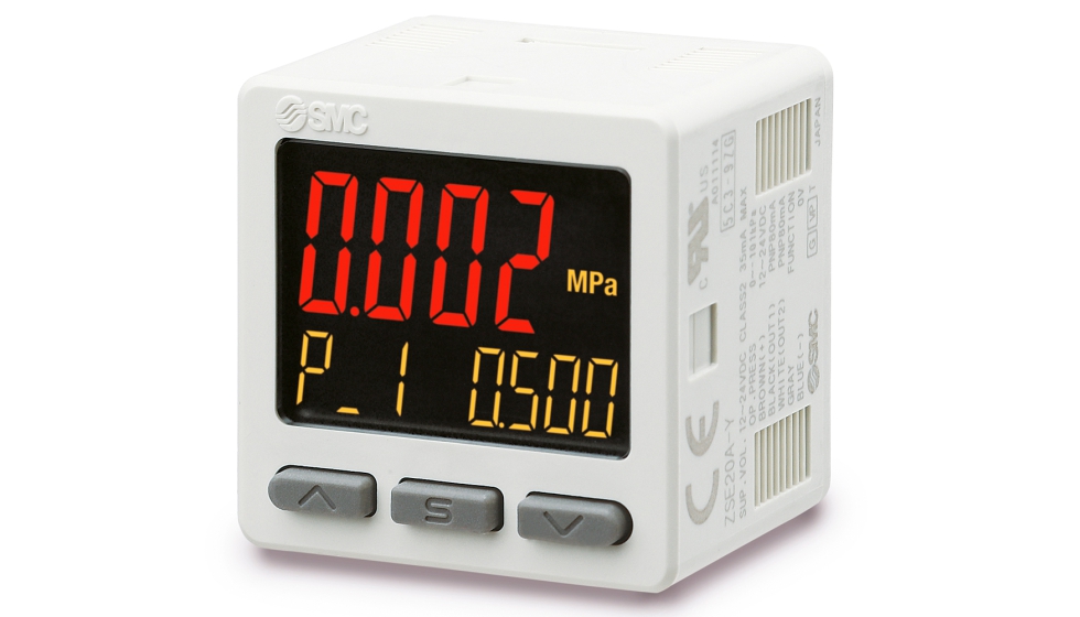 Presostato digital de gran precisi�n, serie ISE20 de SMC