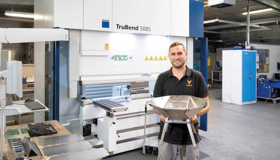 Jakob Haag, director de marketing de WWS Metallformen, est� encantado con el �xito de la marca Fennek...