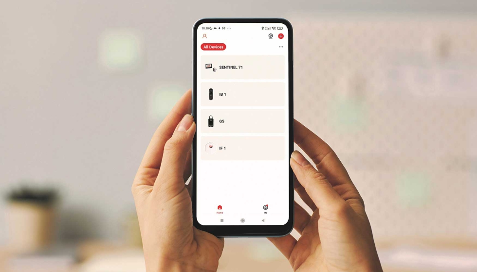 IFAM App est� pensada para el control de dispositivos inteligentes, como las mirillas digitales Sentinel o el timbre inteligente IB1...