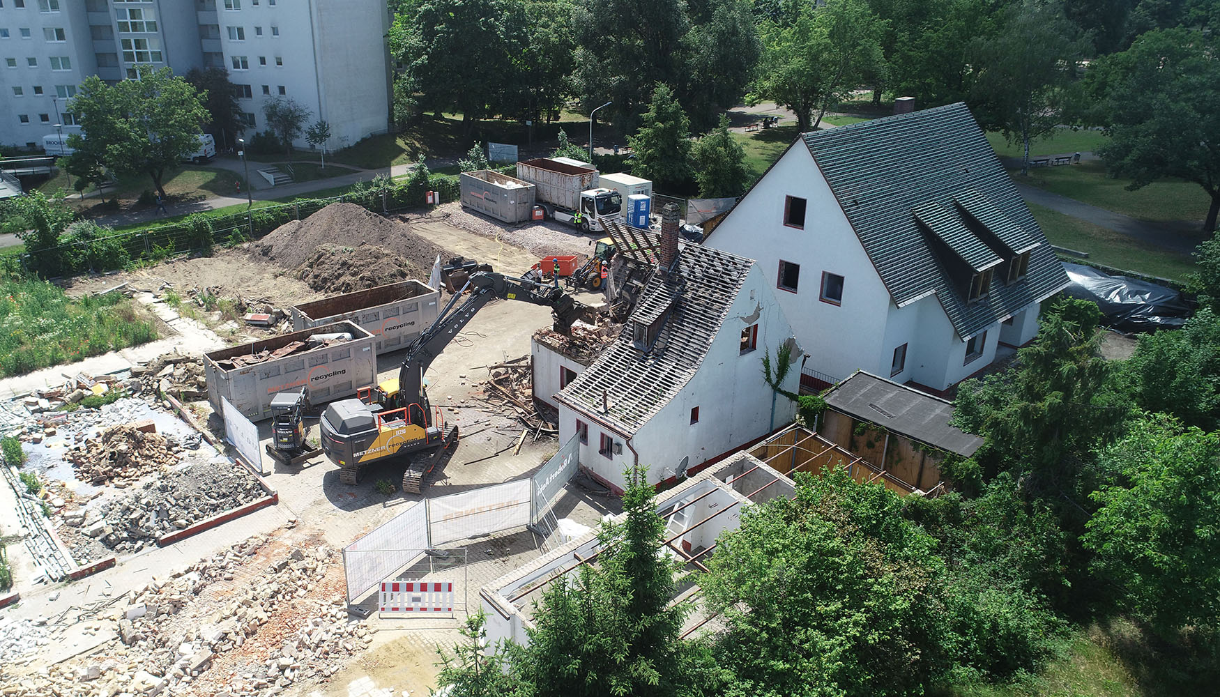 Vista a�rea de las obras