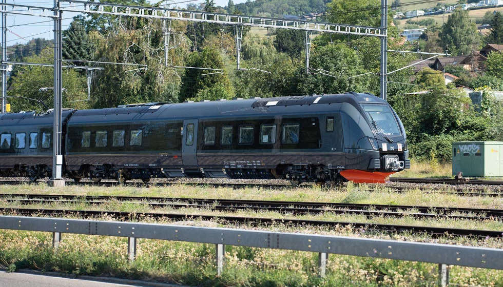 Para Norske tog AS, Stadler expondr� el FLIRT Nordic Express, desarrollado para las condiciones clim�ticas de Noruega