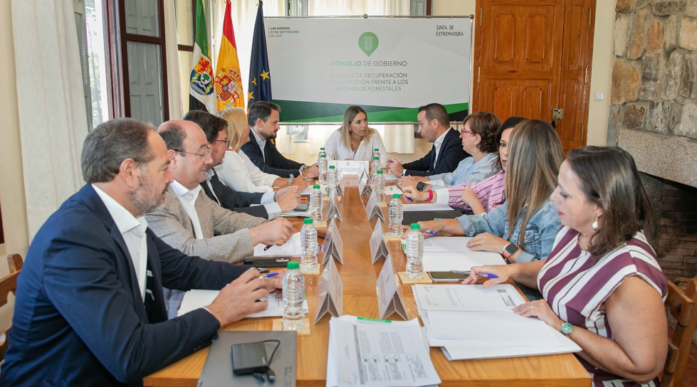 La celebraci�n del Consejo de Gobierno ha tenido lugar en la Casa Forestal del Buen Agua, en el coraz�n de Las Hurdes...