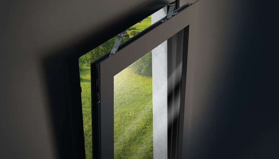 Giesse Smart CHIC es el sistema de motorizaci�n oculto para ventanas oscilobatientes de aluminio