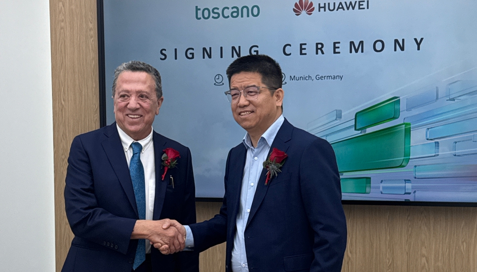 Firma del acuerdo de colaboraci�n estrat�gico entre Toscano y Huawei