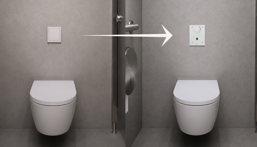 La soluci�n facilita la modernizaci�n de urinarios, lavabos y fluxores empotrados sin modificar la red