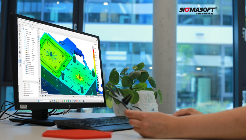 Sigmasoft 6.2 permite simular el moldeo por inyecci�n sin necesidad de disponer de la m�quina ni del molde, directamente desde el ordenador...