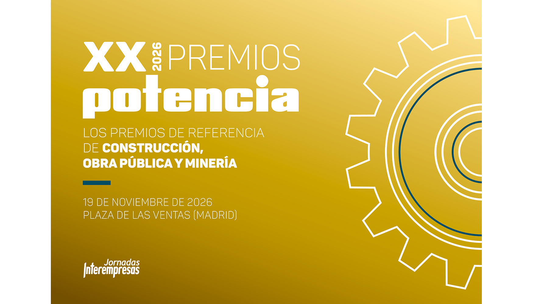 Cartel de los XX Premios Potencia