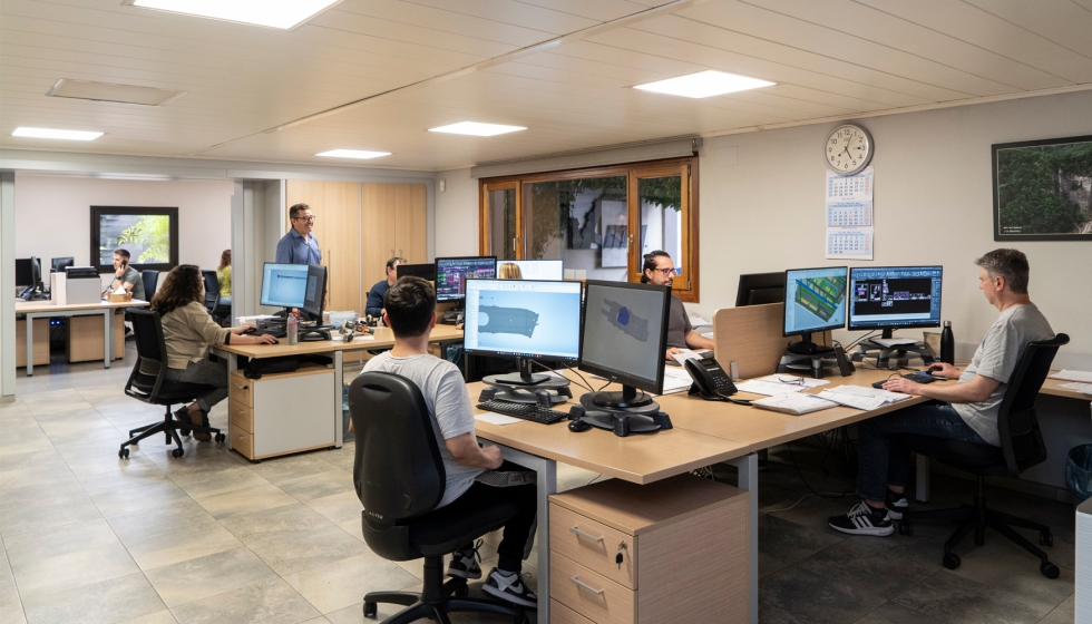 Oficinas actuales de STRIDHS tars su integraci�n en Mec�nicas Garrotxa