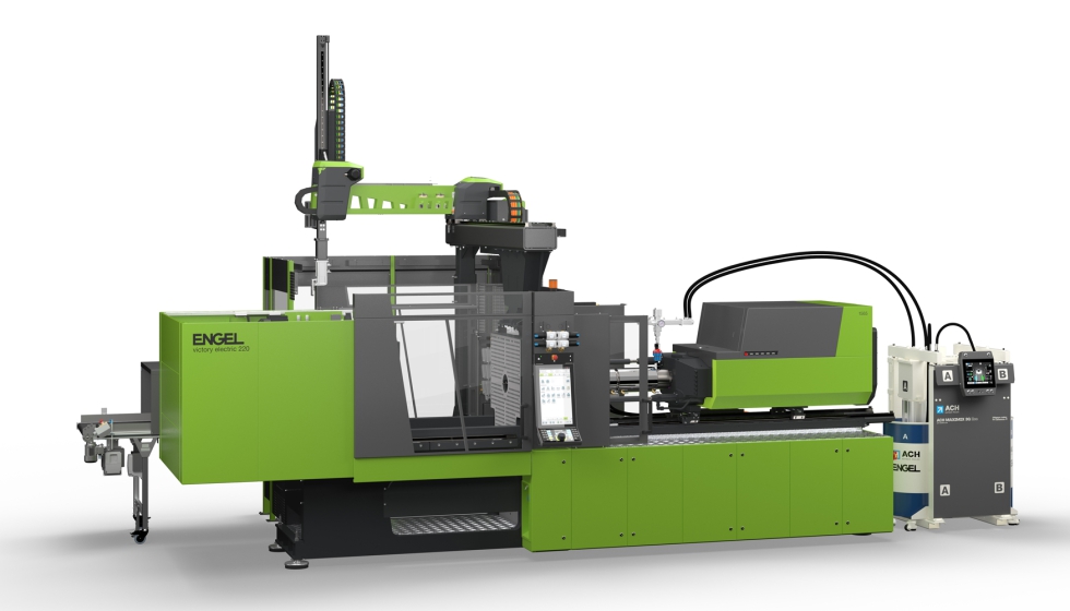 Preparada para el procesamiento de silicona: la victory electric 1565/220, equipada con un molde de ACH con tecnolog�a Servoshot...