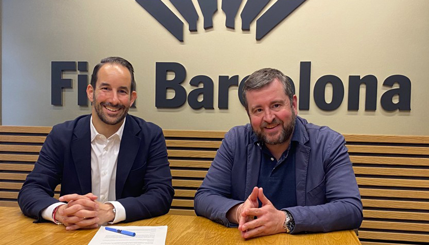 Ricardo Marquez, director de Alimentaria FoodTech, junto a Eduardo Cotillas, director de I+D+i de FIAB
