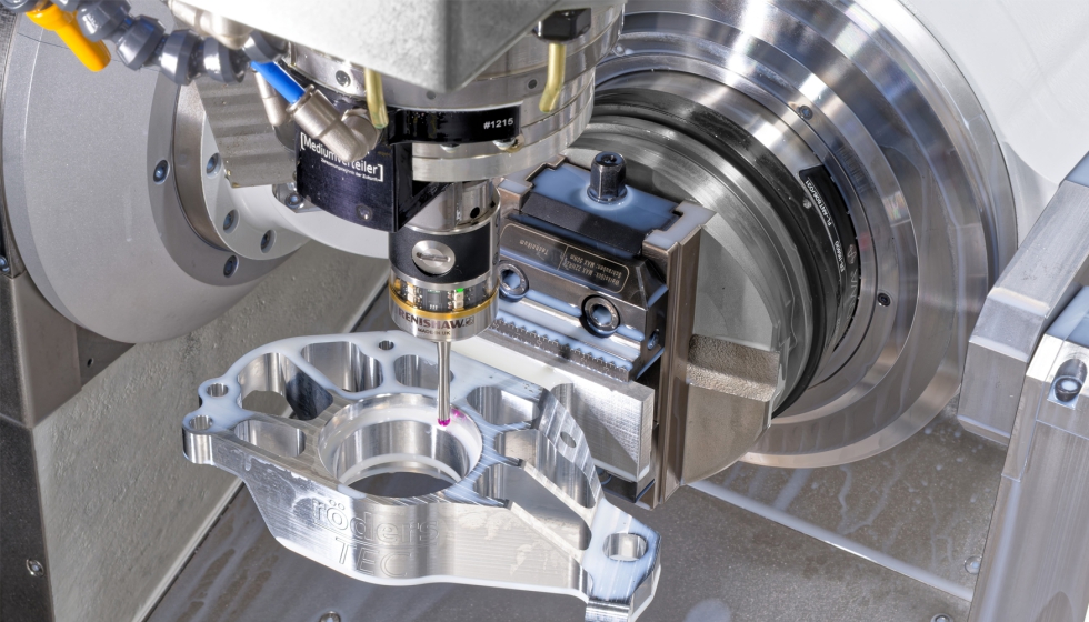 Los sistemas Productivity+ de Renishaw e Inspect de Hexagon permiten realizar mediciones dimensionales directamente en la m�quina...